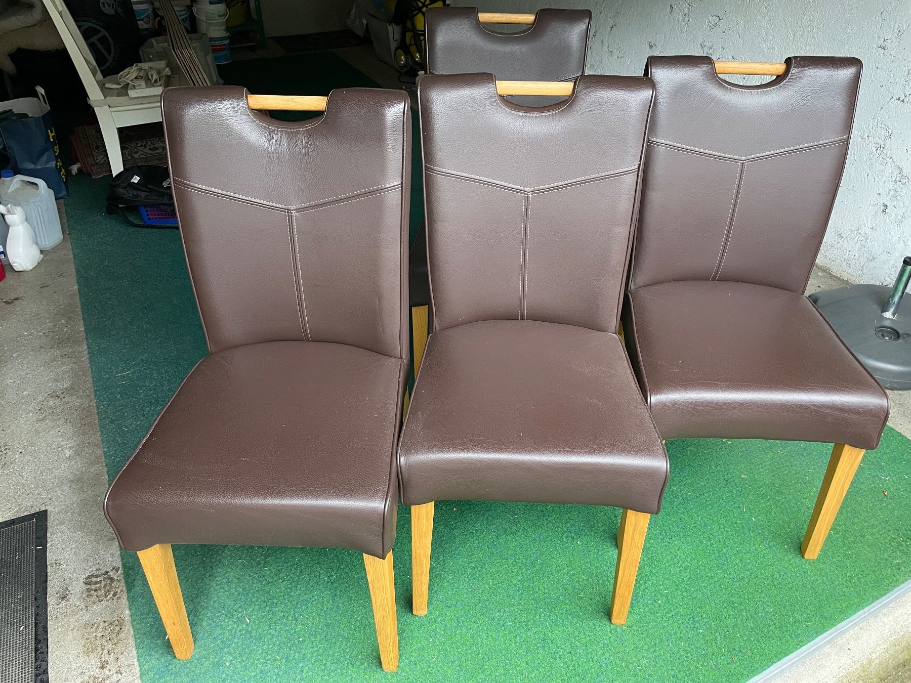 Pfister Stühle: 4 Lederstühle – Gebraucht aus Brittnau von bebo04 1