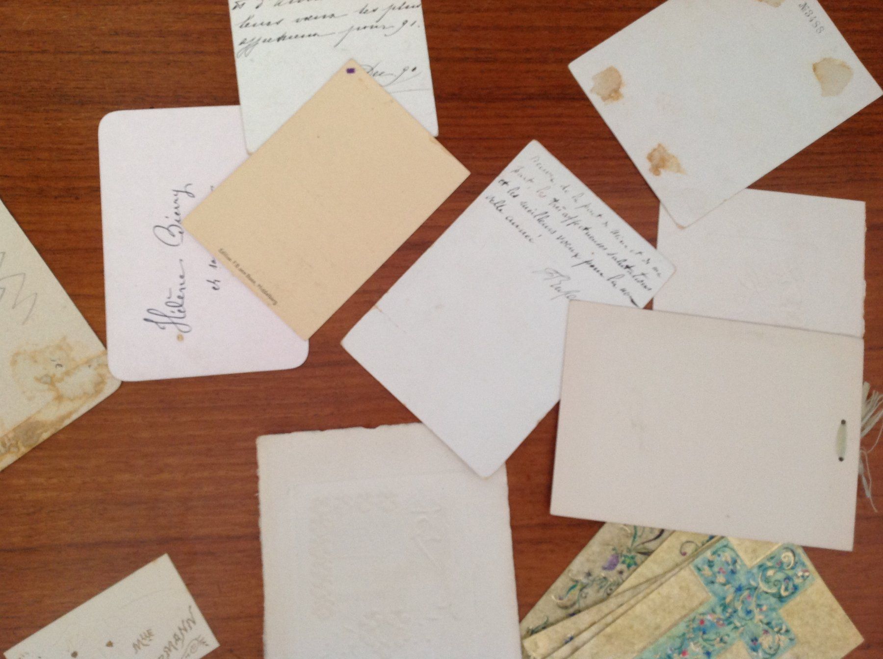 Cartoline postali: AK  carte de voeux circa 1890 / 1900 – Usato da Vuiteboeuf venduto da broticaire 3