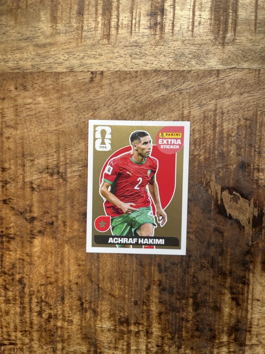 Panini Cartes à collectionner: Panini Extra Sticker Achraf Hakimi gold – Neuf (Voir description) à Dinhard par Tatjjj