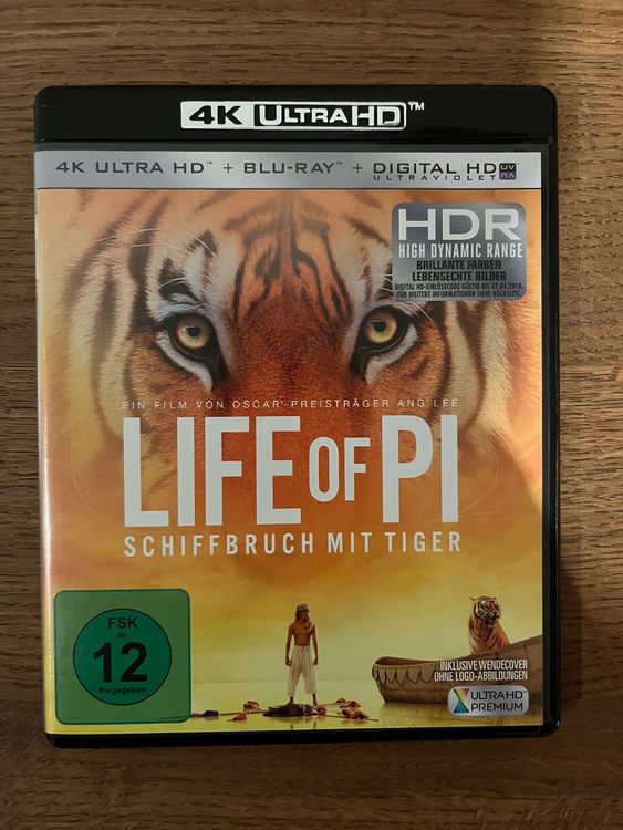Life Of Pi - 4K Ultra HD (Gebraucht) in Glattpark(Opfikon) für CHF 9 ...