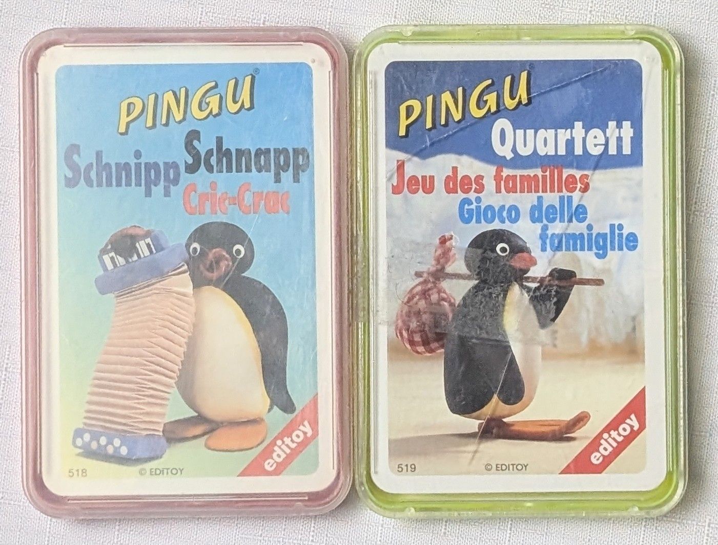 Jeux: PINGU Vintage - Schnipp Schnapp & Quartett - Editoy – D'occasion à Wängi par ABIZONE-86