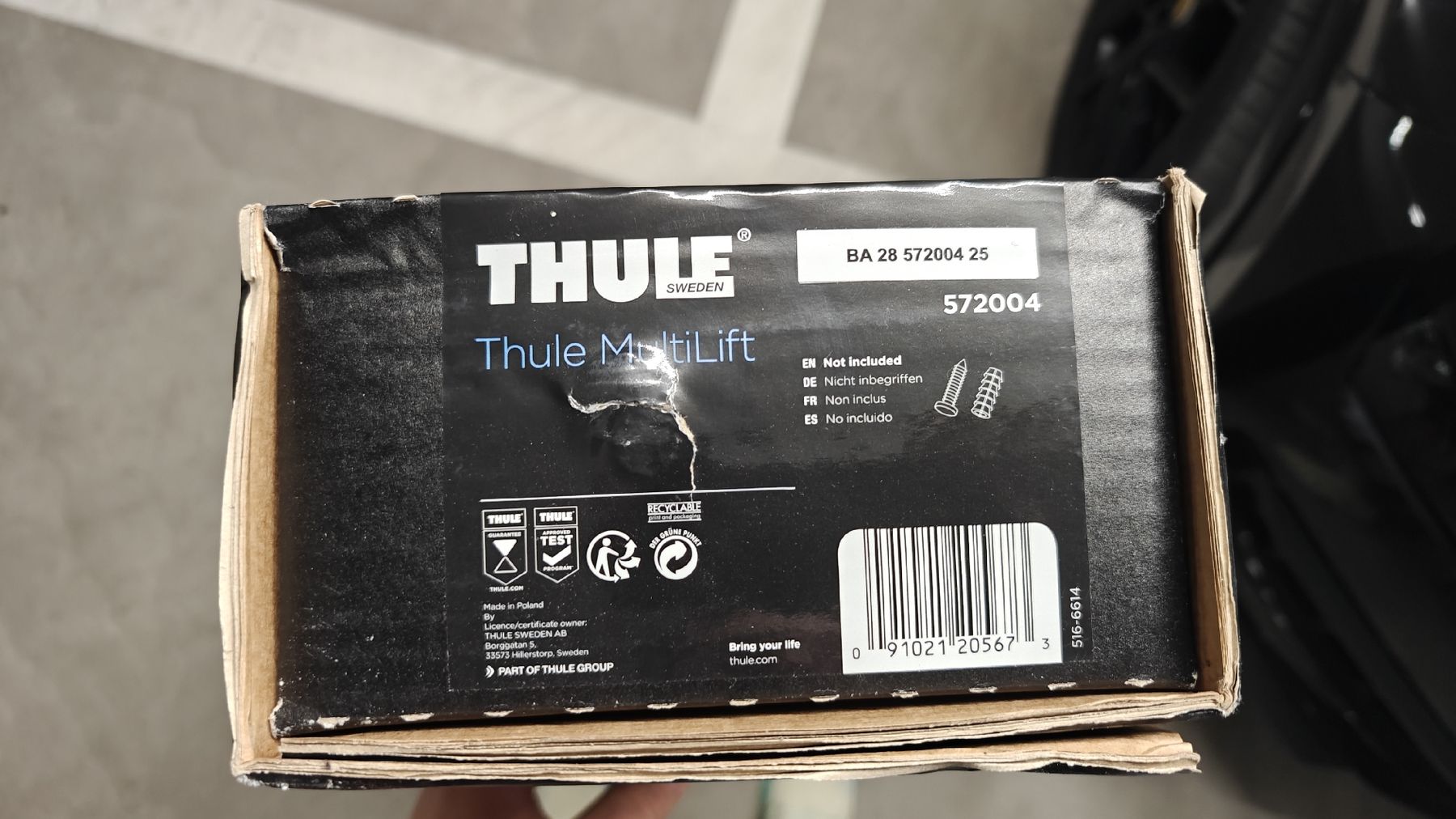 Thule Box da tetto: Thule Dachbox MultiLift 572004 – Nuovo (secondo la descrizione) da Sulgen venduto da Mateo8888 1