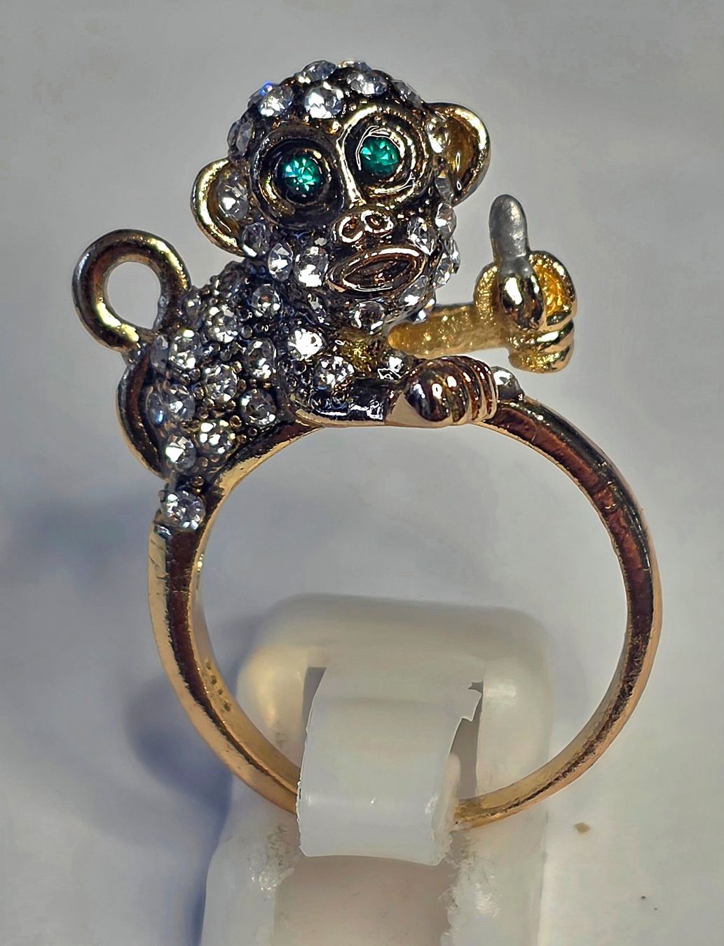 Anelli: Tiermotiv Ring Affe – Nuovo (secondo la descrizione) da Zürich venduto da adriben