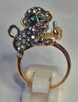 Tiermotiv Ring Affe