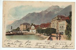 BRUNNEN und Anfang der Axenstrasse