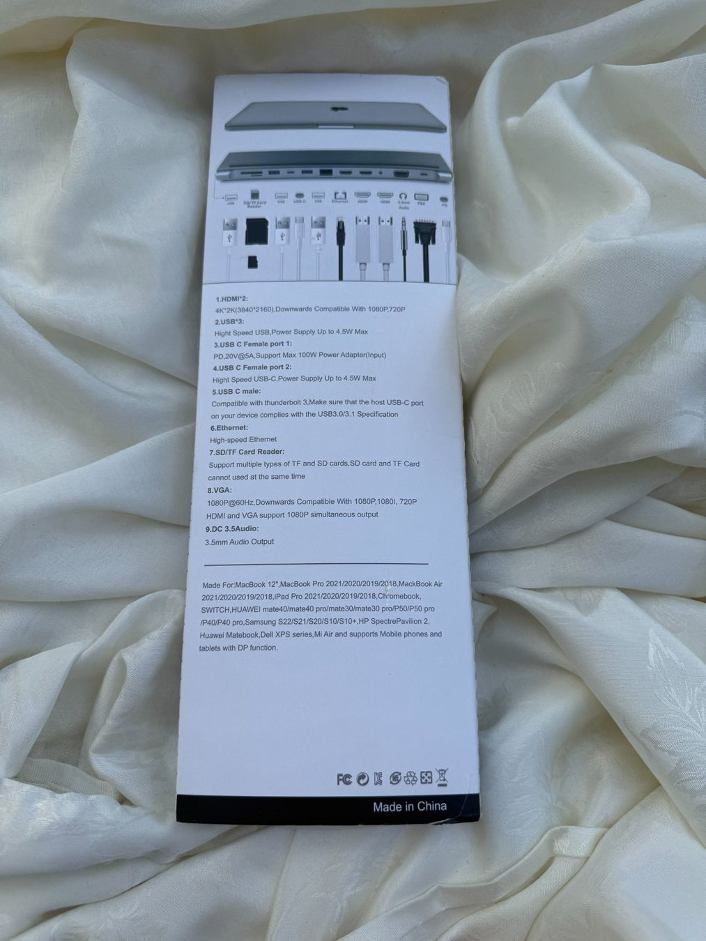 Docking station: 12-in-1 USB-C Multifunktionsadapter Docking-Hub mit MST -NEU – Nuovo e nell'imballaggio originale da Vacallo venduto da cri_229f 3