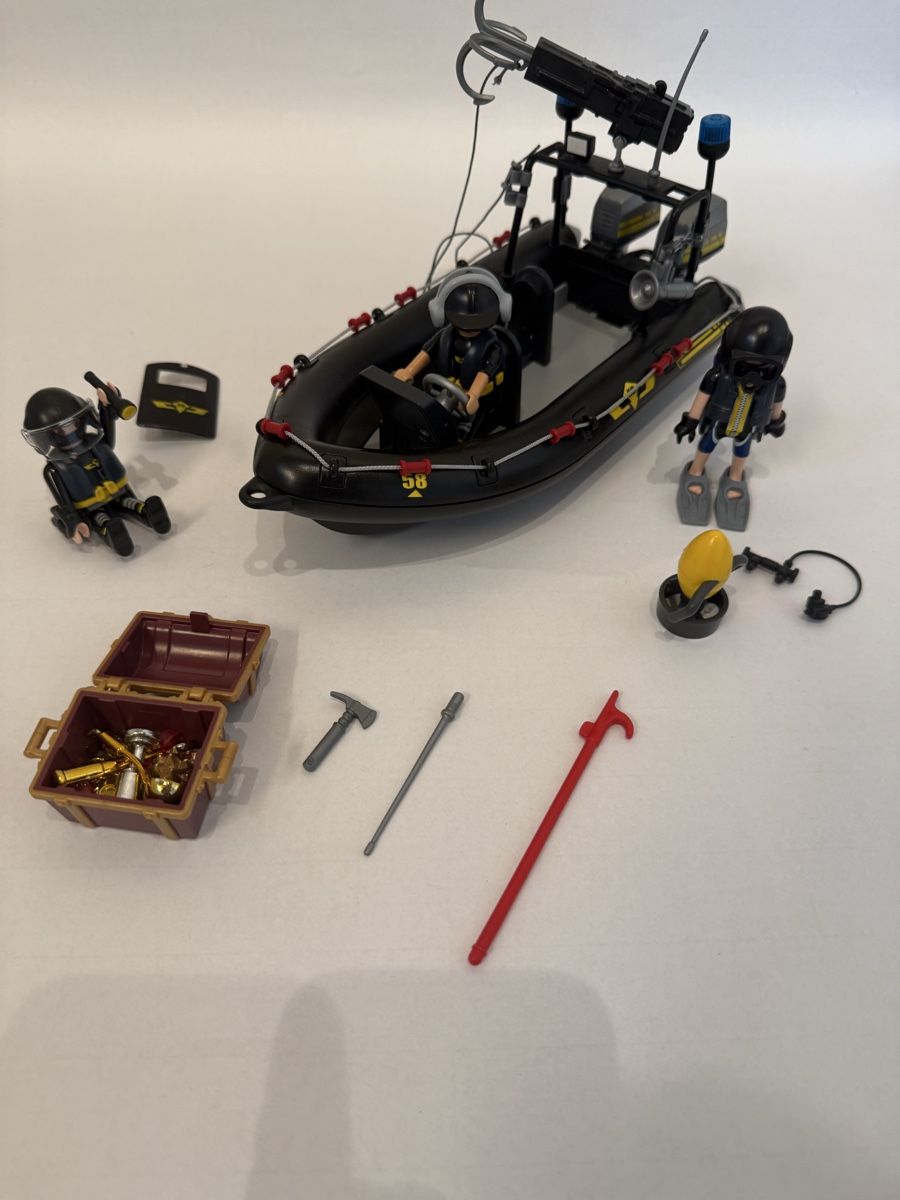Playmobil Giocattoli: Playmobil Polizei, Boot und Schatzinsel – Usato da Affoltern am Albis venduto da Noodle71 2