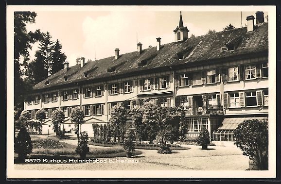Cartoline postali: AK Herisau, Kurhaus Heinrichsbad – Usato da Berlin venduto da bartko-reher