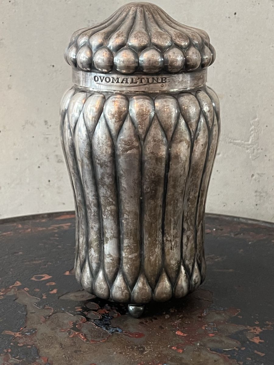 Contenitori & Simili: Versilberte Art Deco Ovomaltine Dose – Usato da Wabern venduto da La-Vitrine 1