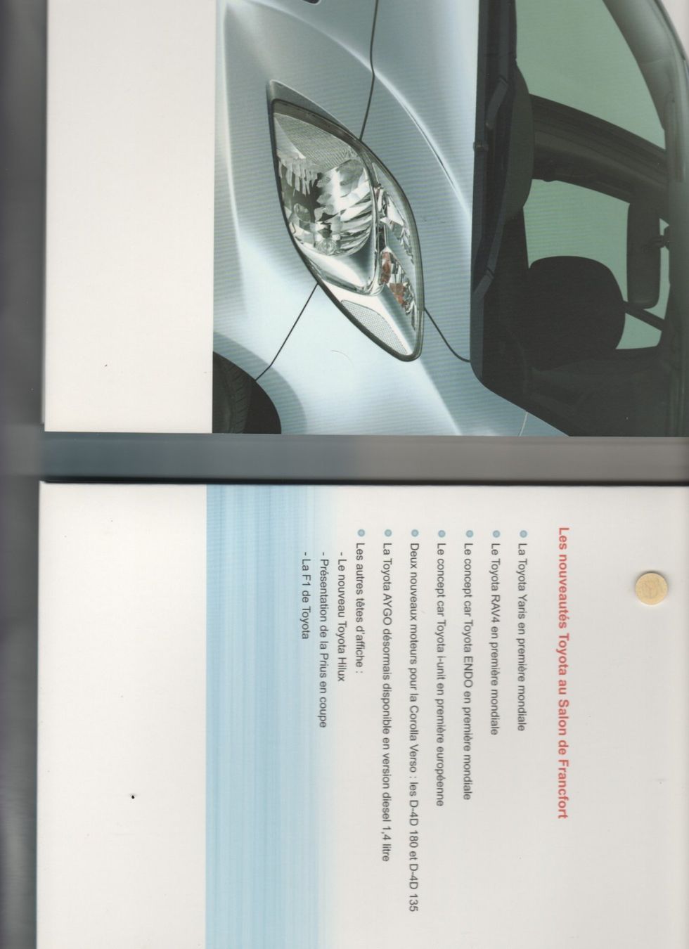 Toyota Dokumente: Pressemappe Toyota – Gebraucht aus Corminboeuf von corbay 1