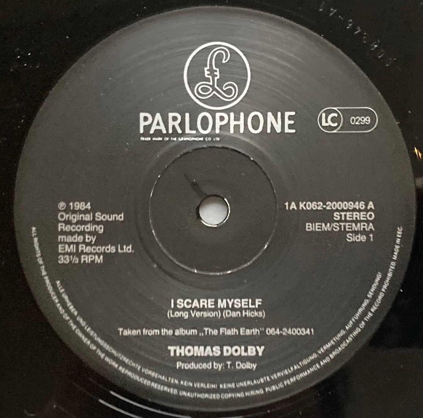 Dischi in vinile: THOMAS DOLBY - I SCARE MYSELF (LONG VERSION) – Usato da Poliez-Pittet venduto da Newtown-Records 2