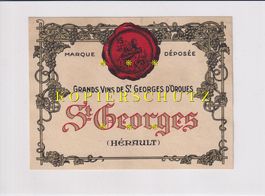 Etikette für Wein - St-Georges (Hérault) /bd