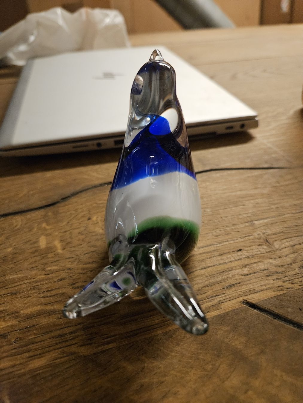 Murano Statuette: Blaue Glasfigur Vogel (T1) – Usato da Rorschach venduto da TimelessTrading 2