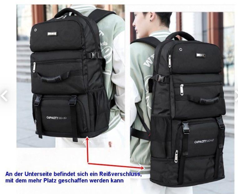 Zaini: Große Reisetasche / Rucksack – Nuovo e nell'imballaggio originale da Amriswil venduto da Ravinvida 6