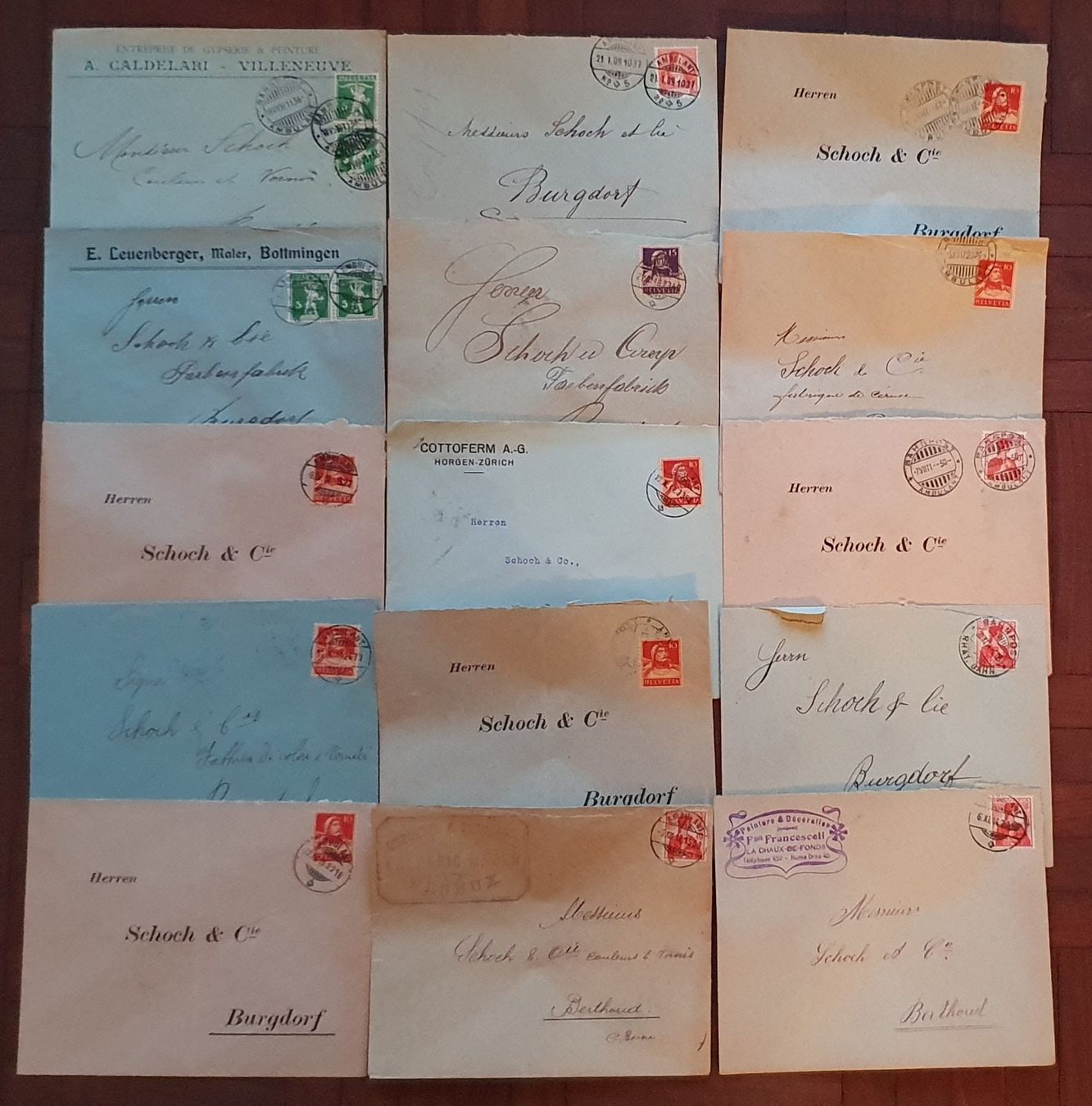 Tutti i francobolli: 90 Bahnpostbriefe – Usato da Kreuzlingen venduto da Rschweiz1 2
