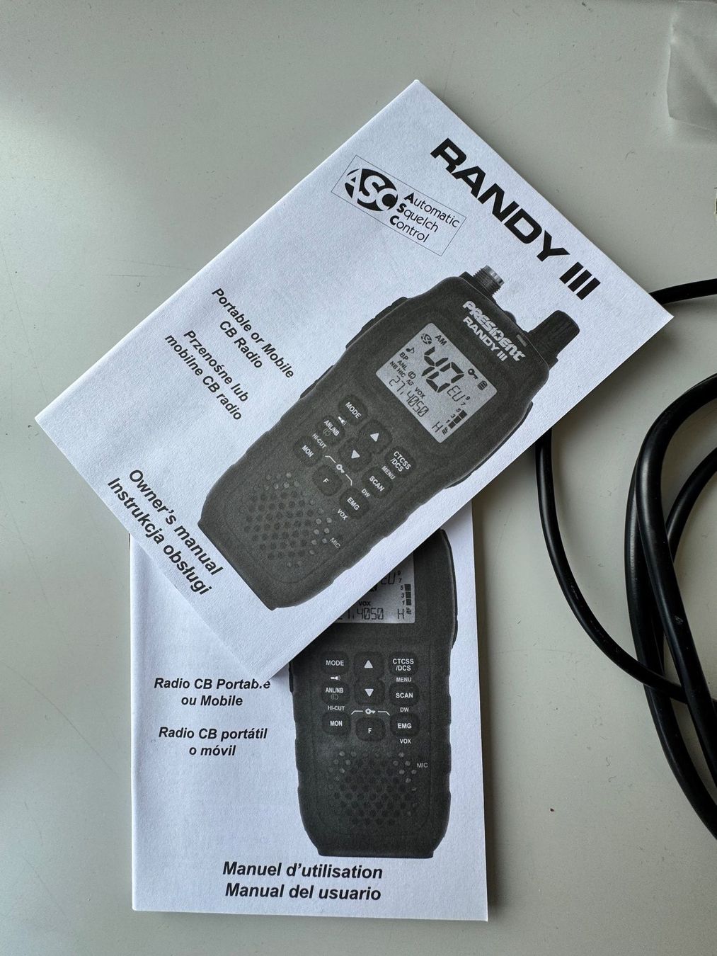 Radiocomunicazione: President Randy CB-Handfunkgerät – Usato da Bürglen TG venduto da Pukmig 5