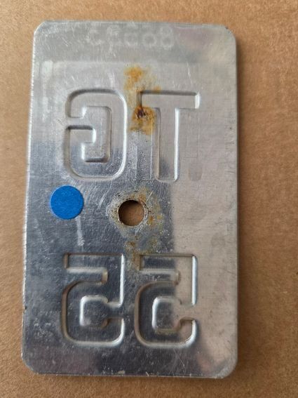 Sachs Ecriteaux: Velonummer TG 55 plaque Velo – D'occasion à Schenkon par Uhu007 1