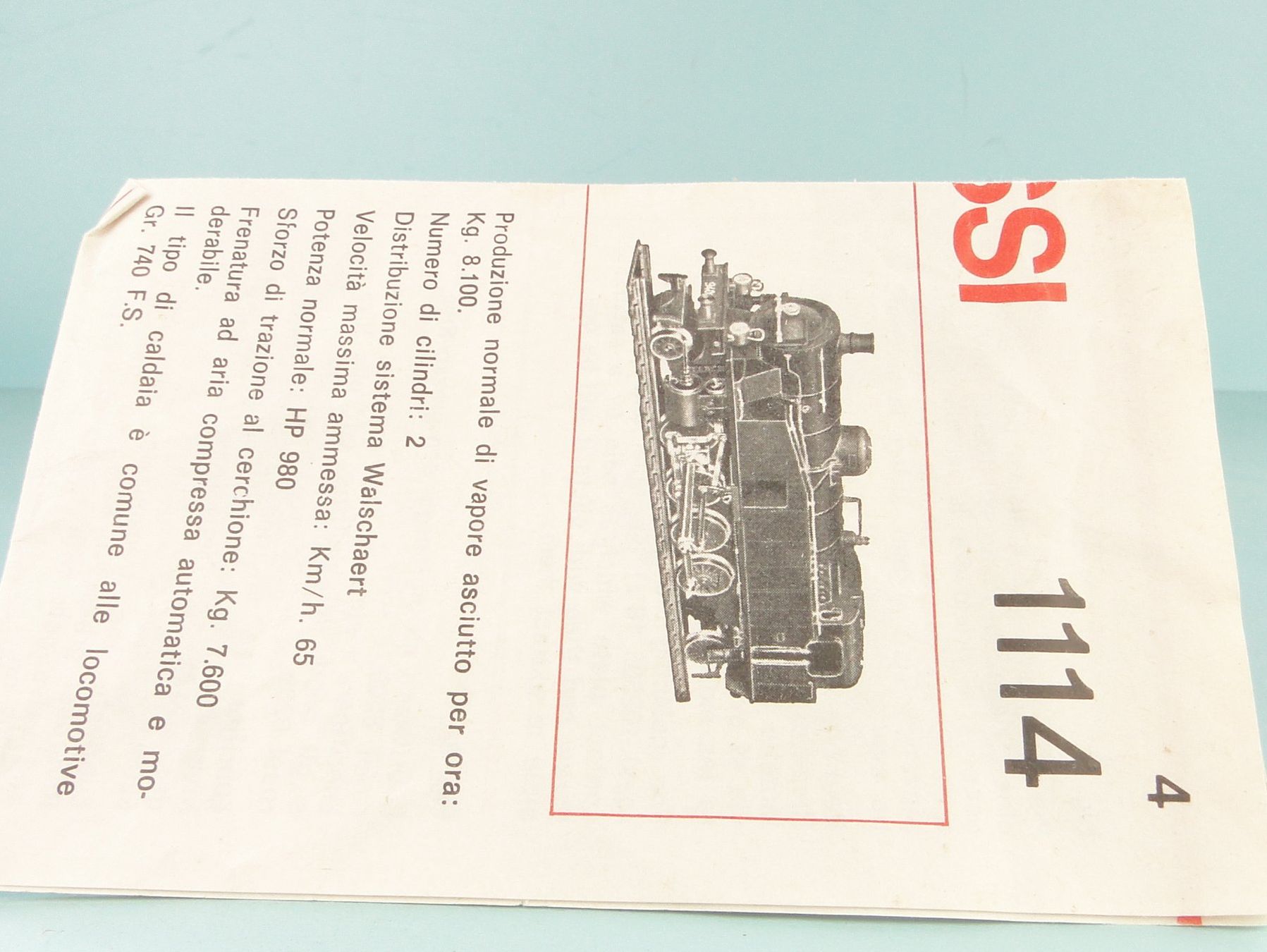 Rivarossi Modellini di ferrovie: Rivarossi H0 1114 FS  Gr 940 – Usato da Bülach venduto da cann11 8