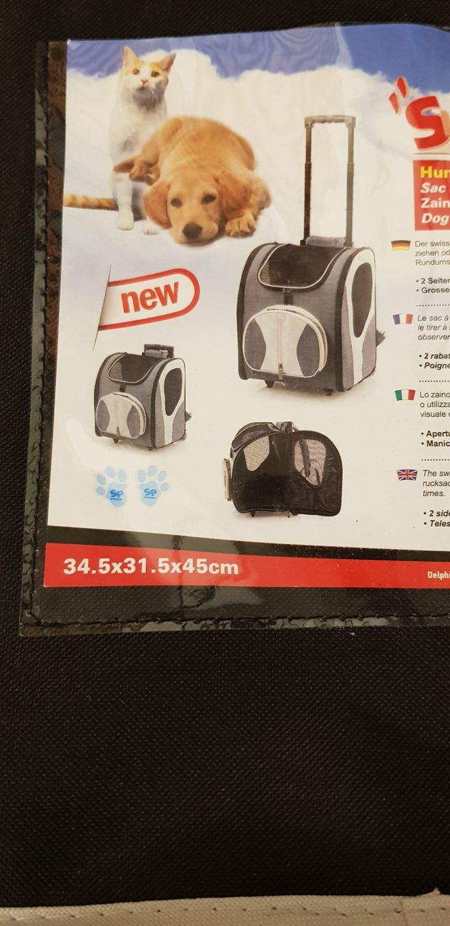 Valigie & Borse: Hunde und Katzen Trolly-Rucksack Chester – Usato da Zürich venduto da fiat72 5