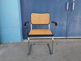 Vintage Korbgeflecht Freischwinger - Made in Italy