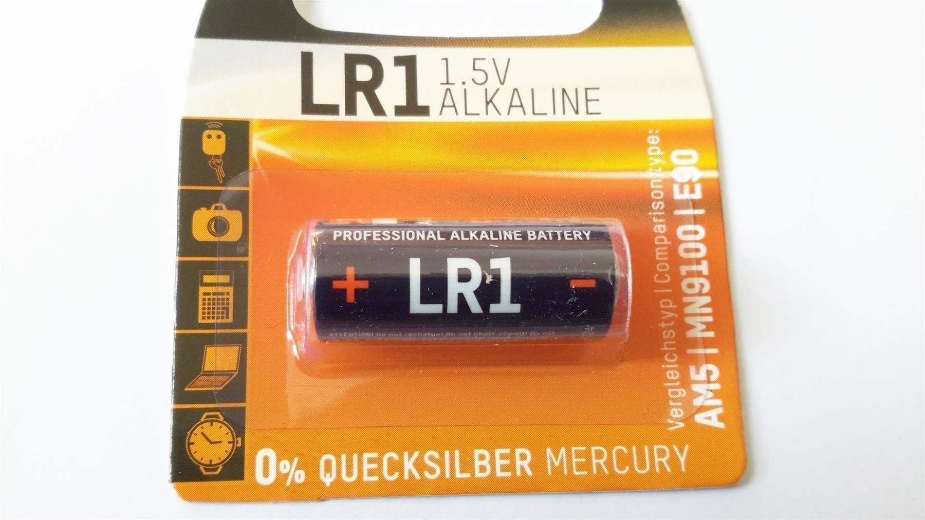 Caricatori & Batterie: Batterie Alkaline LR1, 1.5V, ANSMANN – Nuovo e nell'imballaggio originale da St. Gallen venduto da cointec 2