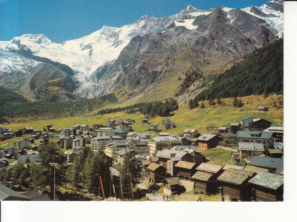 Cartoline postali: Saas Fee 1984 – Usato da Bürglen TG venduto da StampGraf