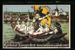 Schaffhausen, Kantonal Sängerfest 1907,