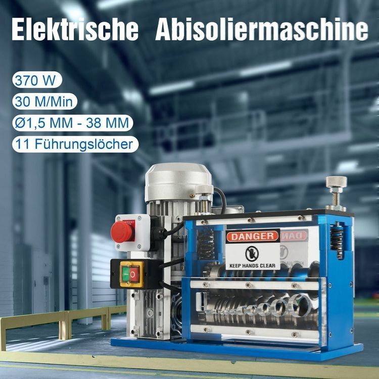VEVOR Abisoliermaschine 370 W Elektrische Kabelschälmaschine