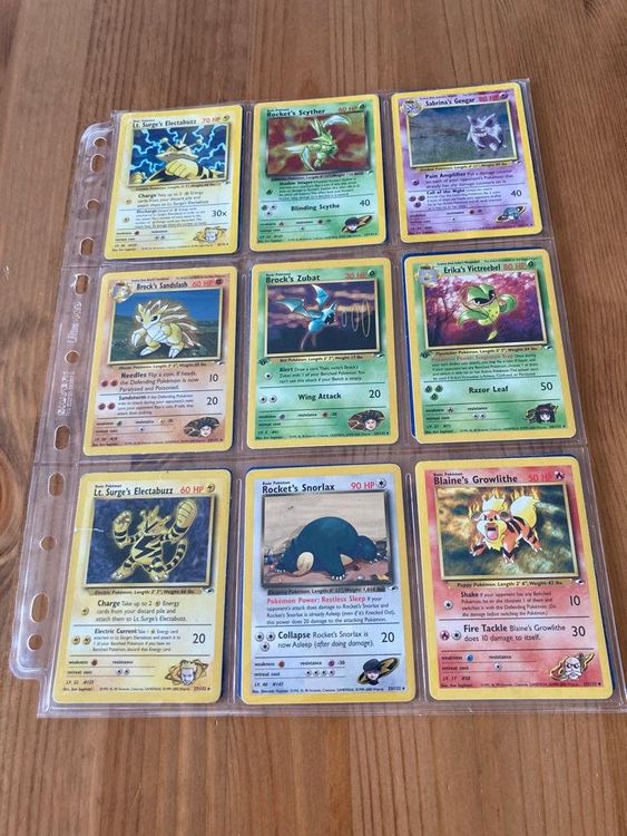 Pokemon Karten Serie Gym Heroes 85/132 / 4x 1. Edition Kaufen auf Ricardo