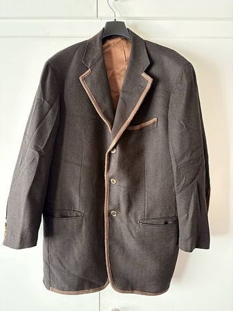 Blazer HAC Connable marron à chevrons  Taille M  Coudières