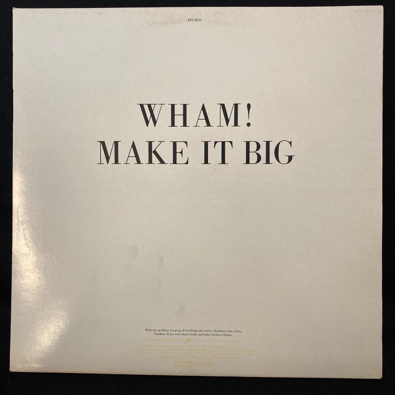 Dischi in vinile: Wham! / Make it big – Usato da St.Gallen venduto da Out-take 1