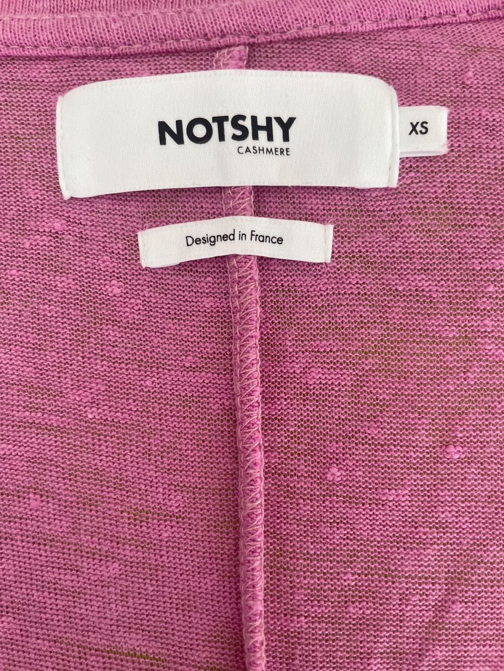 Camicette: NOTSHY CASHMERE Rosa Leinen Bluse – Usato da Buchs SG venduto da VintageHomeCH 3