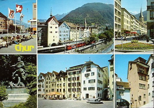 Cartoline postali: CHUR Chur-Arosa-Bahn – Usato da Jona venduto da philajona