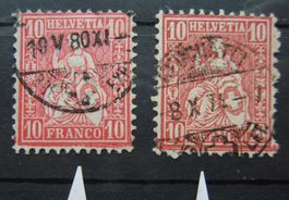 ABART SITZENDE HELVETIA : DICKE LINIE