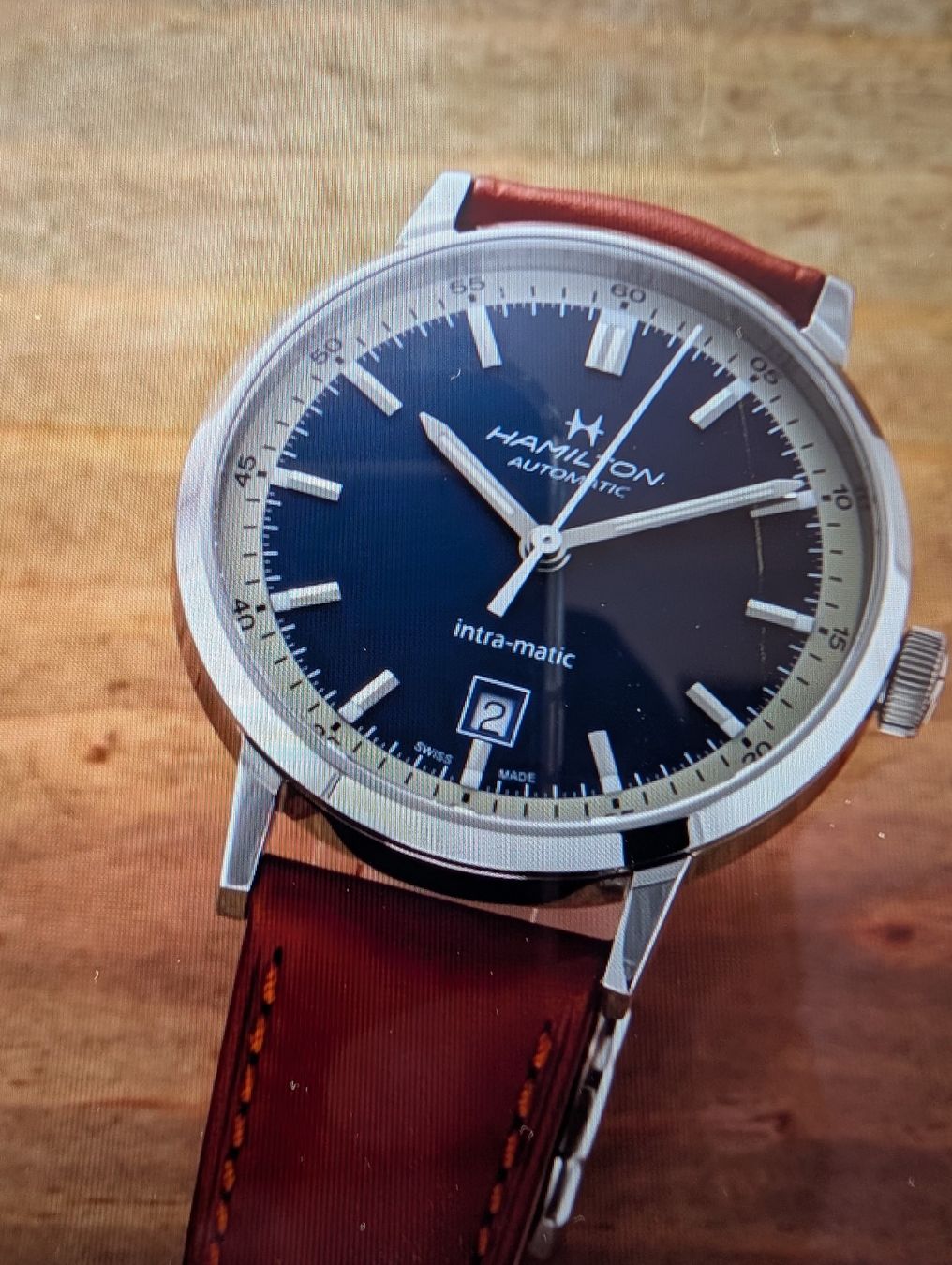 Hamilton Orologi: HAMILTON American Classic Intramatic Auto. FABRIKNEU. – Nuovo e nell'imballaggio originale da Aarau venduto da 60sekunde 2
