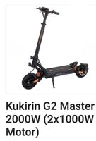 Elektroroller Kukirin G2 Master 2000W schwarz neuwertig