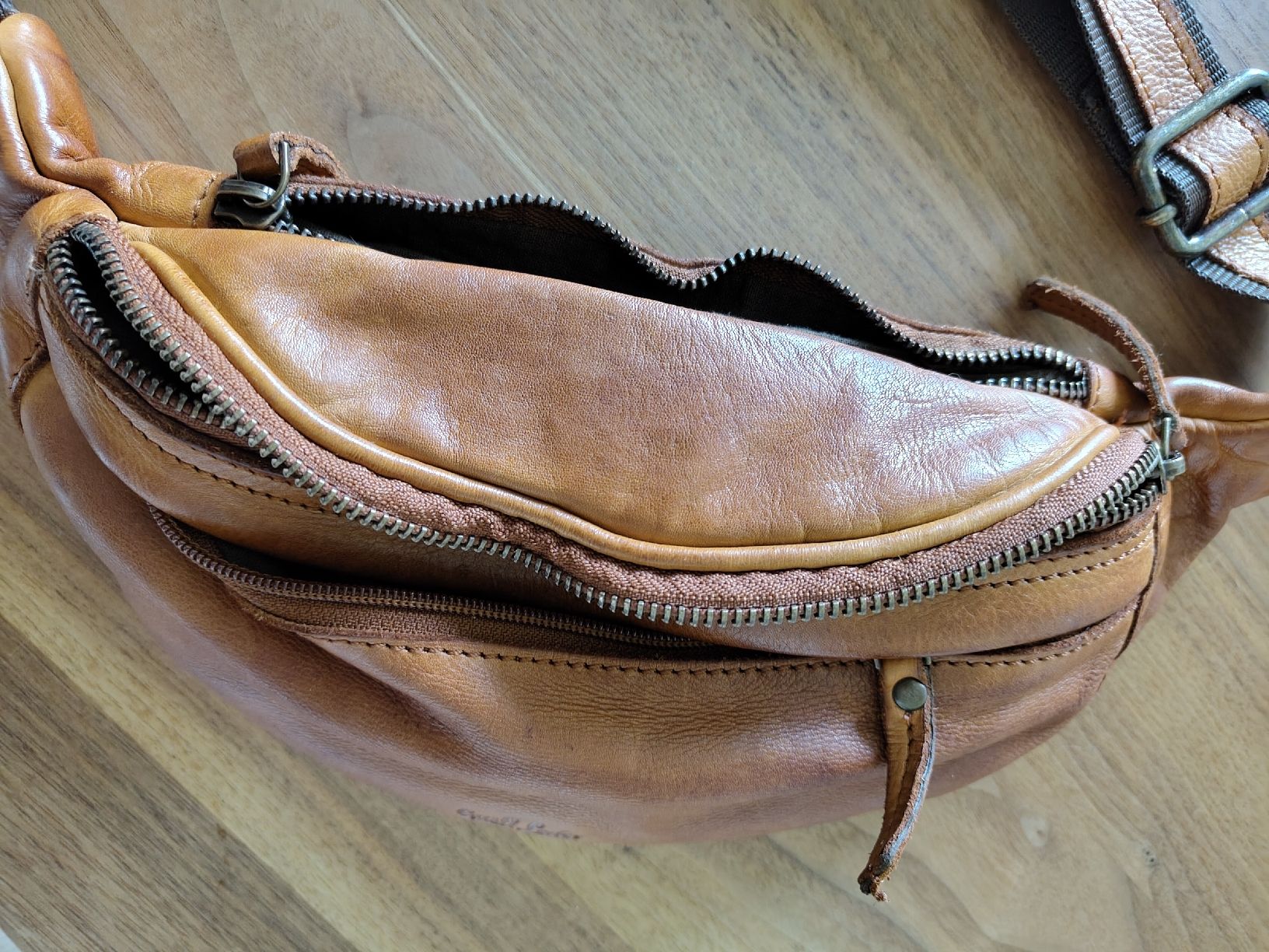 Taschen: Bauchtasche Leder braun  – Neu (gemäss Beschreibung) aus Zürich von betzec 3