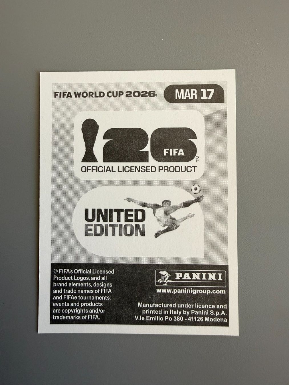 Panini Sammelbilder & Trading cards: Panini Abde Ezzalzouli MAR17 – Gebraucht aus Liebefeld von Ronaldo-1996 1