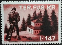Soldatenmarke 2.WK, Ter Füsilier Kp I/147, Wi Ter 252