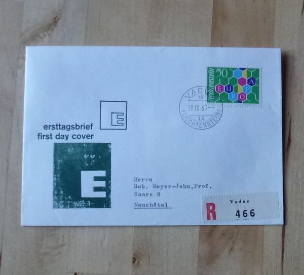 Alle Briefmarken: Liechtenstein ++ FDC Europa 1960 – Gebraucht aus Walkringen von Casablanca777