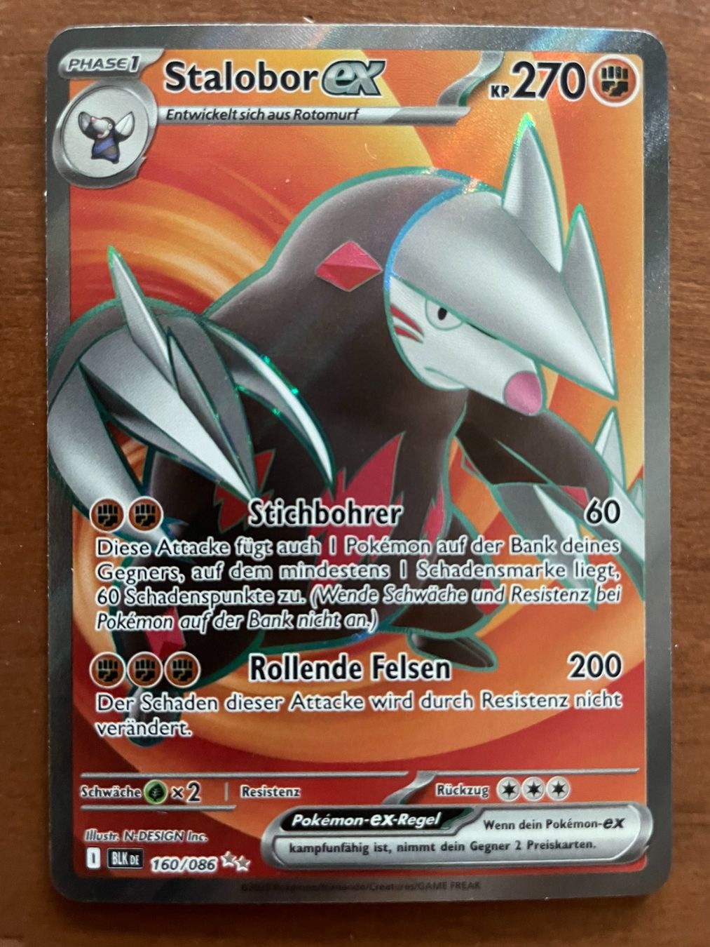 Pokémon Sammelbilder & Trading cards: Pokemon Stalobor eX (Versand gratis) – Neu (gemäss Beschreibung) aus Chur von Angerson