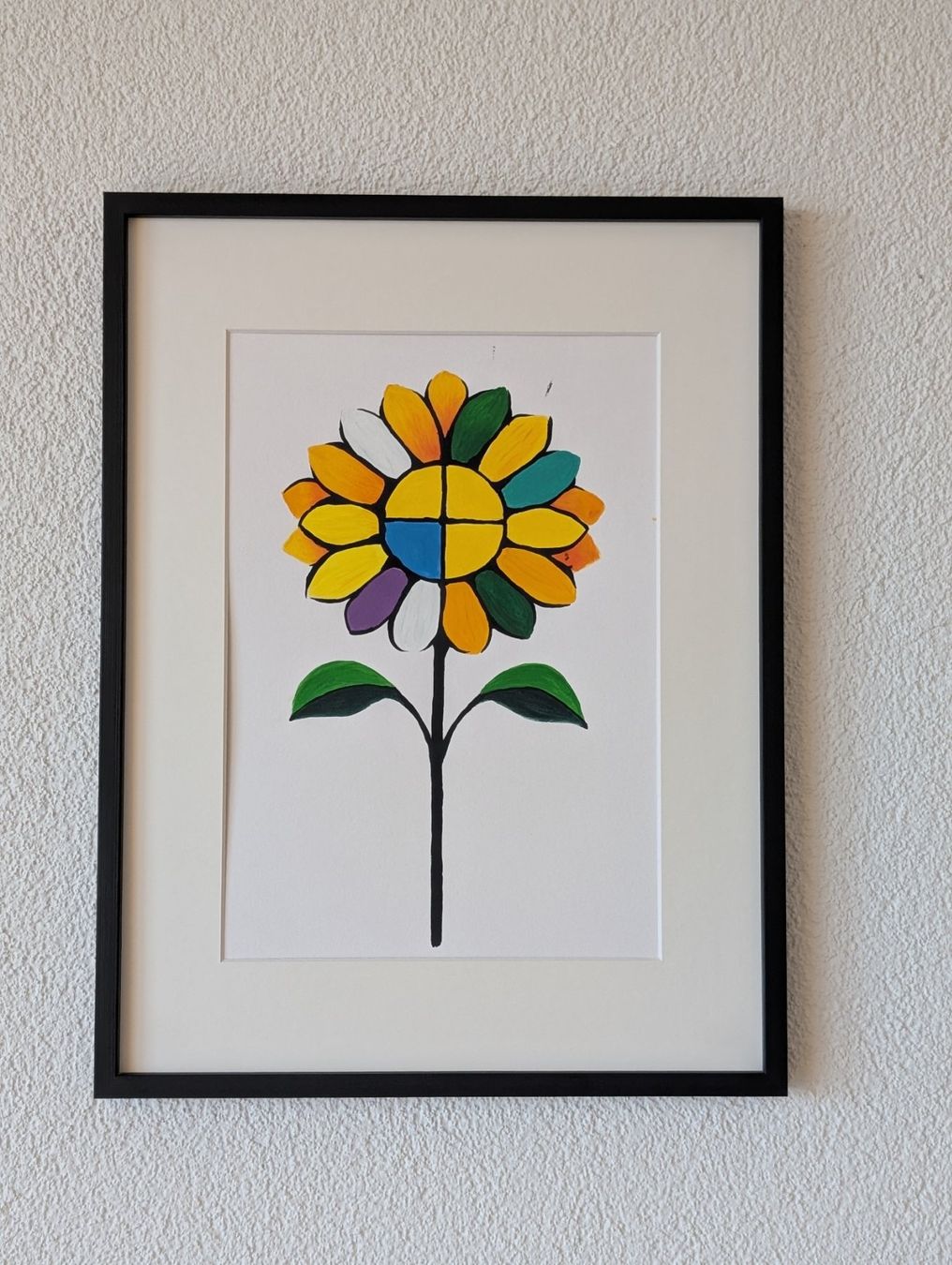 Dipinti: Sonnenblumengemälde handgemalt, Originalgemälde – Nuovo e nell'imballaggio originale da Winterthur venduto da LaVieColor 4