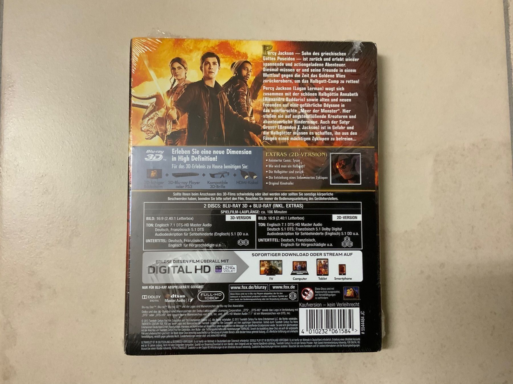 Alle DVDs: Percy Jackson Bluray Originalverpackt! – Neu und originalverpackt aus Möhlin von karal 1