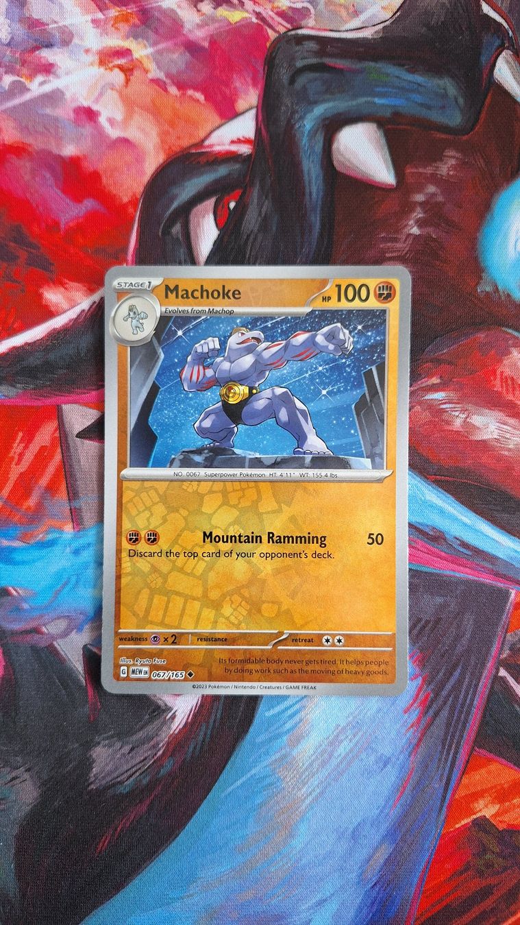 Pokémon Carte collezionabili: Machoke Maschok - Reverse Holo - Pokemon Mew 151 – Usato da Altstätten SG venduto da GGsGameshop