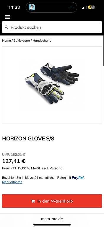 Altri accessori da uomo: Husqvarna Motorrad Handschuhe – Usato da Arth venduto da feibi_orangenbaum 1
