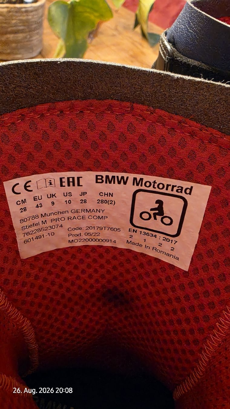 Scarpe da uomo: BMW Motorradstiefel – Usato da Hefenhofen venduto da tobi_m1000r 1