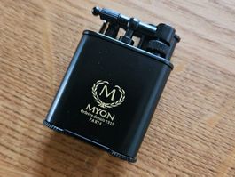 MYON Feuerzeug Orleans depuis 1919 schwarz mit Box