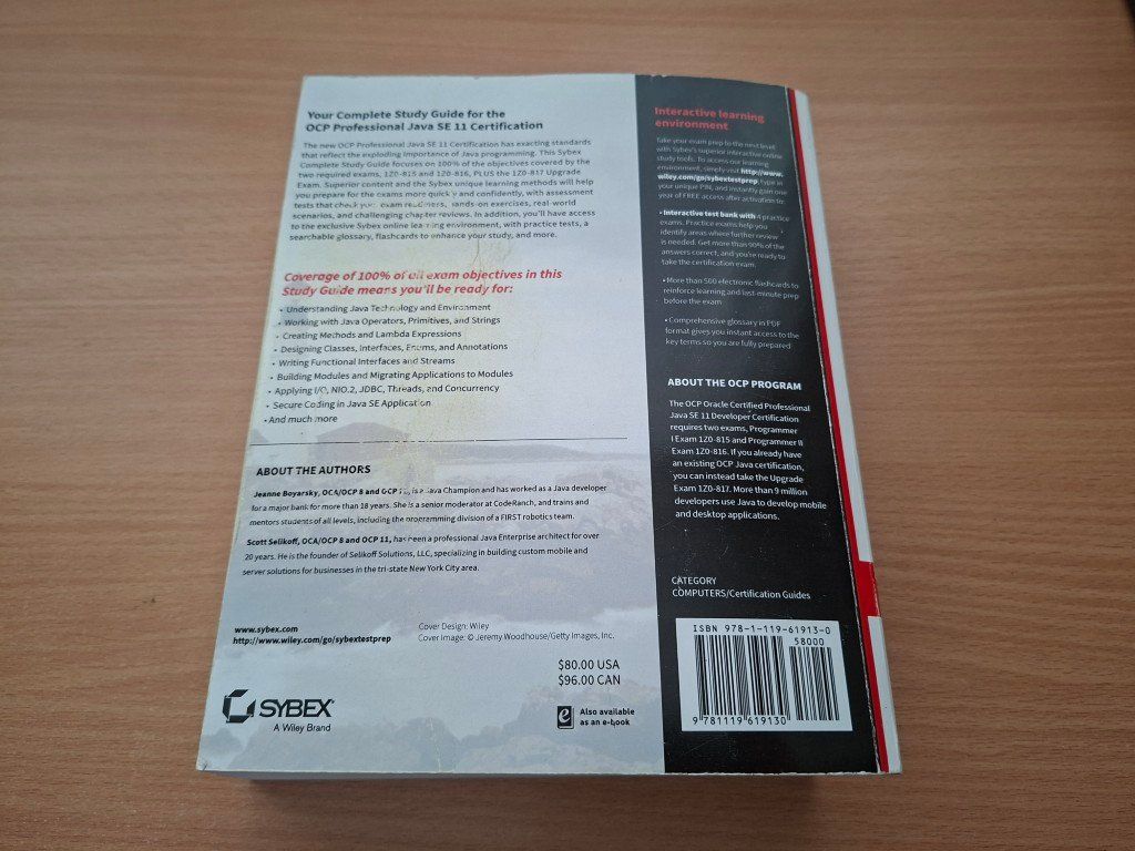 Libri: Selikoff/Boyarsky: OCP Java SE 11 Developer (exam 1Z0-817) – Usato da Goldau venduto da feh_2qvj 5