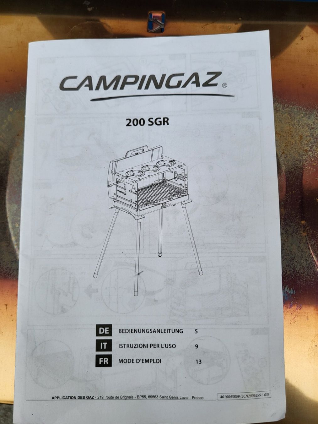 Campingaz Griglie: Grill Campingcaz 200 SGR – Usato da Bleienbach venduto da Sarduro 4