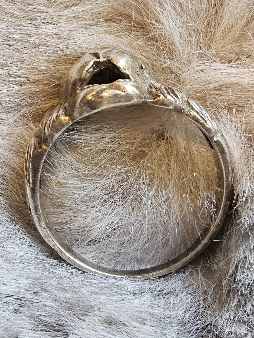 Anelli: Antiker Sterling Silber Löwen Ring Grösse 56 – Usato da Zürich venduto da SciTec 2